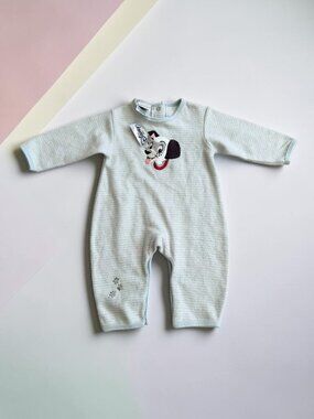 DISNEY Store Vintage Baby 101 Dalmatians One Piece Bodysuit Size 3 Months NEW NW